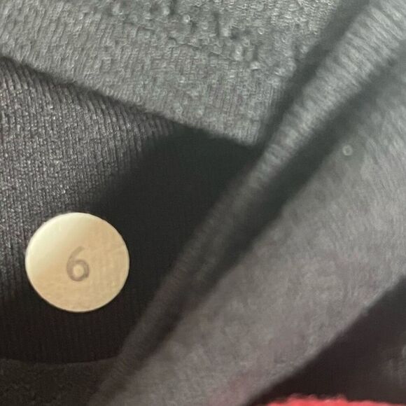 Lululemon Astro Wunder Under Crop Leggings Sz 6 Black Pink Gray - Picture 9 of 12